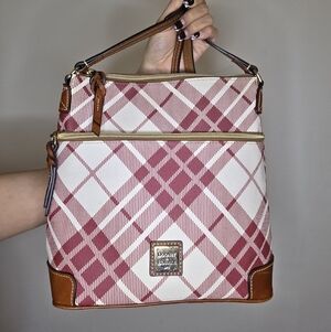 Dooney & Bourke Red Plaid Crossbody Bag